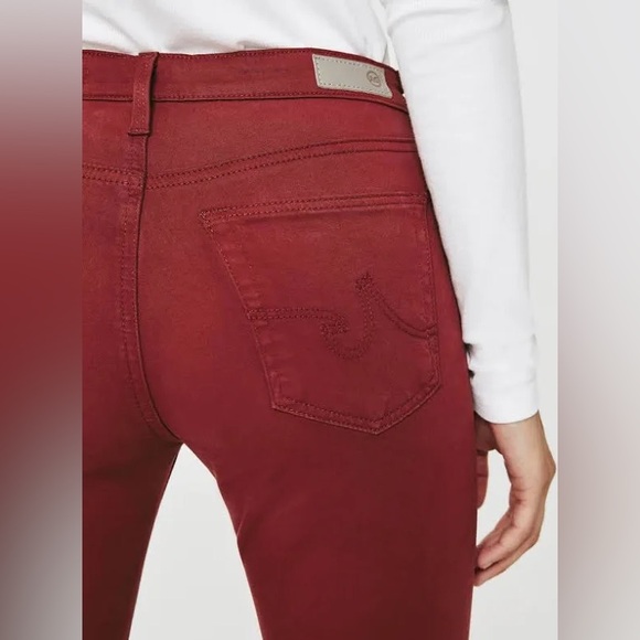 NWT! AG • Adriano Goldschmied • Legging Ankle • Rich Scarlet • 31 • Retail $178 - Picture 2 of 16